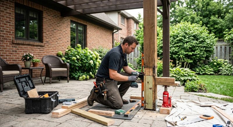 Patio Beam Repair Service